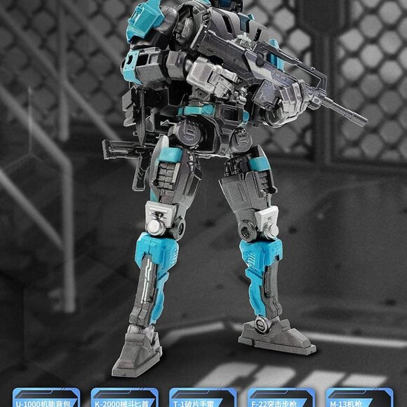 Mecha Project MP 01 Brave 13 Team Mecha Army Robot Action Figure New - Picture 15 of 15